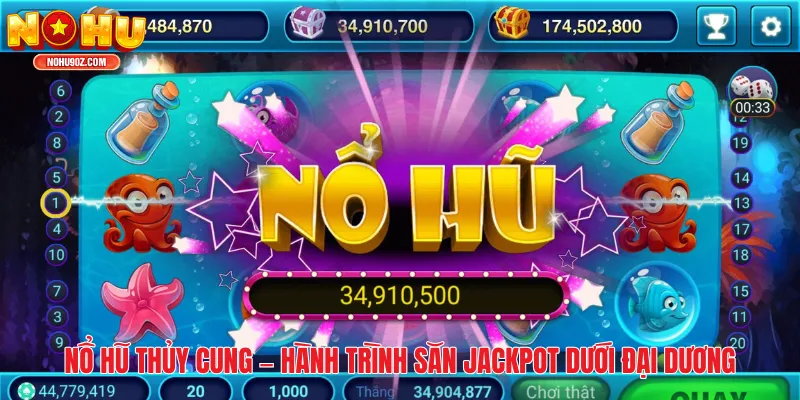 Nổ Hũ Thủy Cung – Hành Trình Săn Jackpot Dưới Đại Dương Siêu Thực